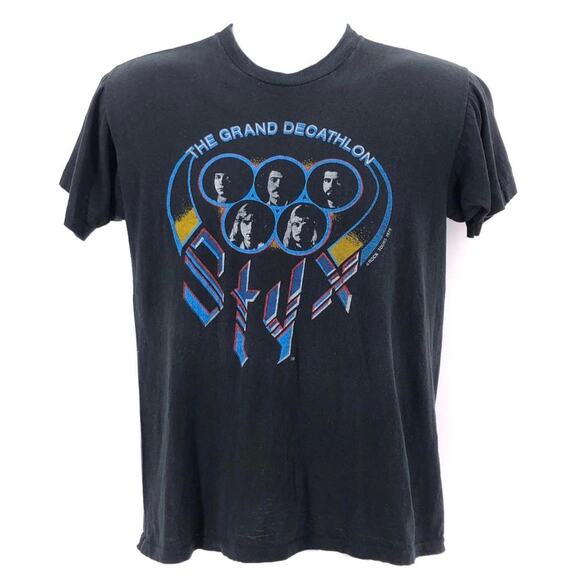 Styx 1979 The Grand Decathlon North American Tour tshirt 70s 1970s vintage - Picture 1 of 5